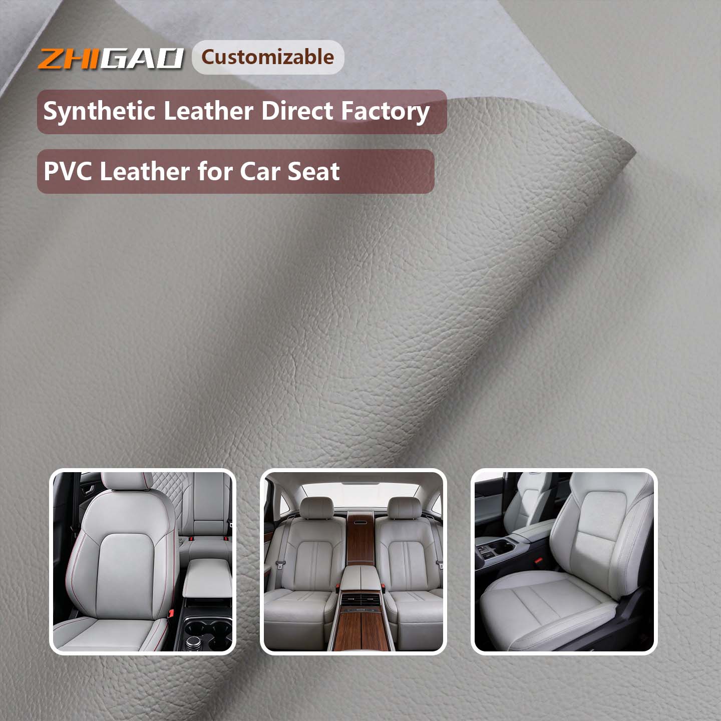 Kulit PVC untuk Tempat Duduk Kereta