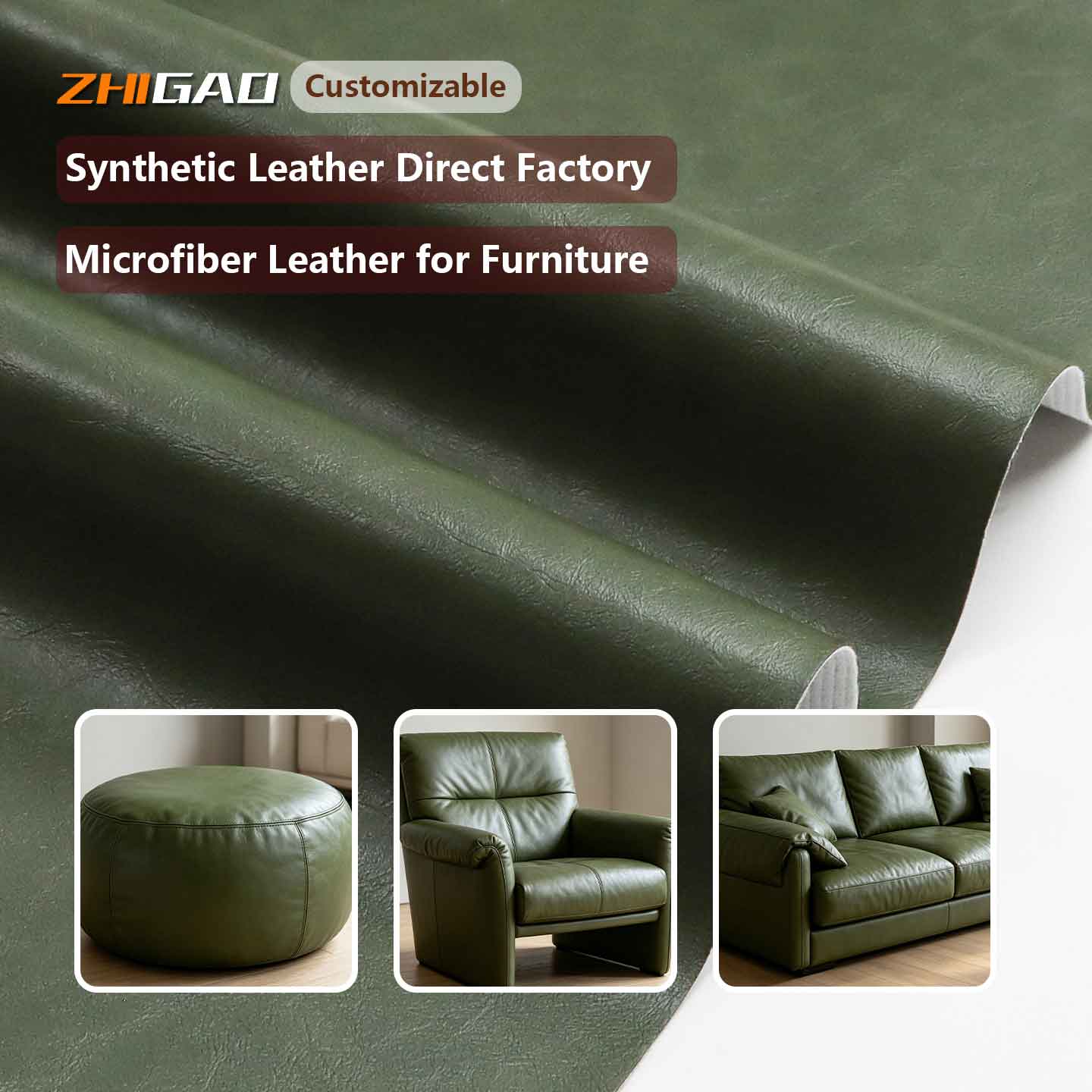 Kulit Microfiber Premium untuk Perabot