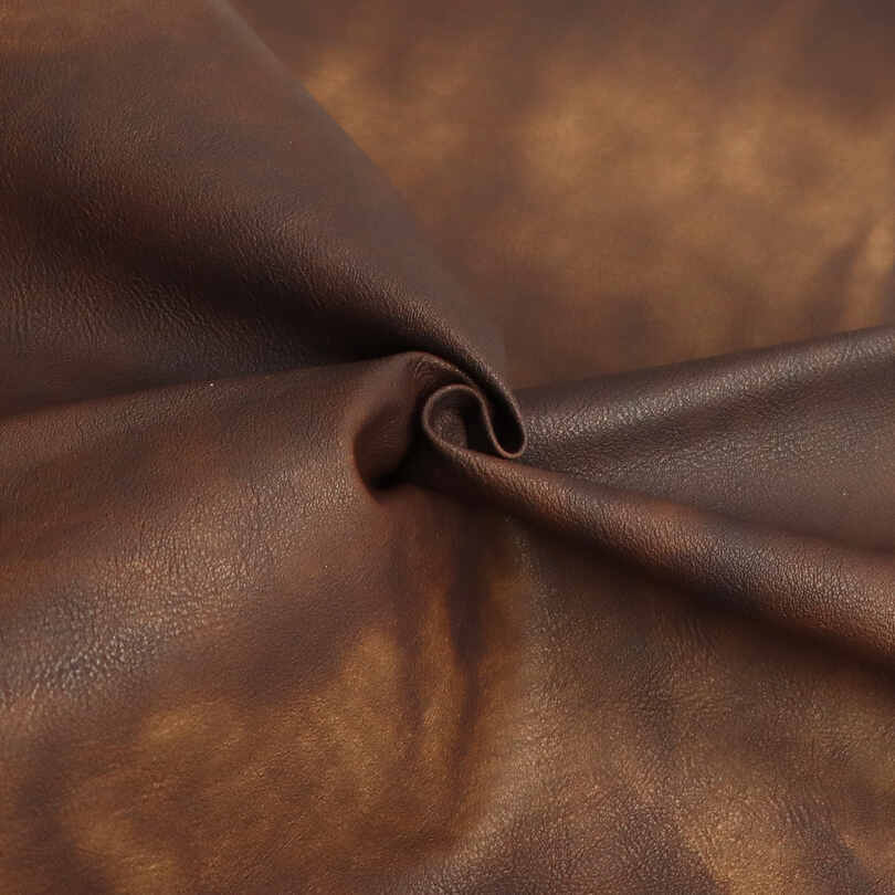 Fabrik Pakaian Kulit Tiruan PU Dua-tona Vintaj